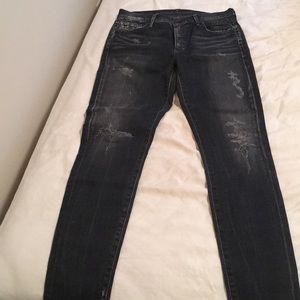Citizens of humanity rocket high rise denim.
